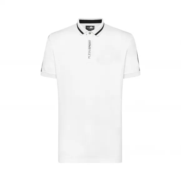 普兰/Plein Sport 白色 男士 polo衫 F19C-MTK3636-SJY001N_01