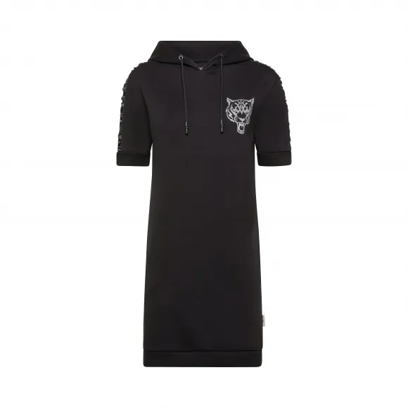 普兰/Plein Sport 黑色 女士 运动衫 F19C-WJB0784-STE003N_02