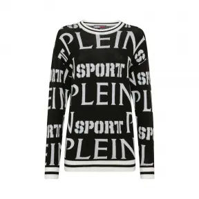 普兰/Plein Sport 黑色 女士 套头衫 F19C-WKO0217-SKN002N_02