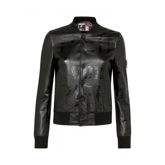 普兰/Plein Sport 黑色 / 黑色 女士 夹克 F19C-WLB0570-SLE001N_0202