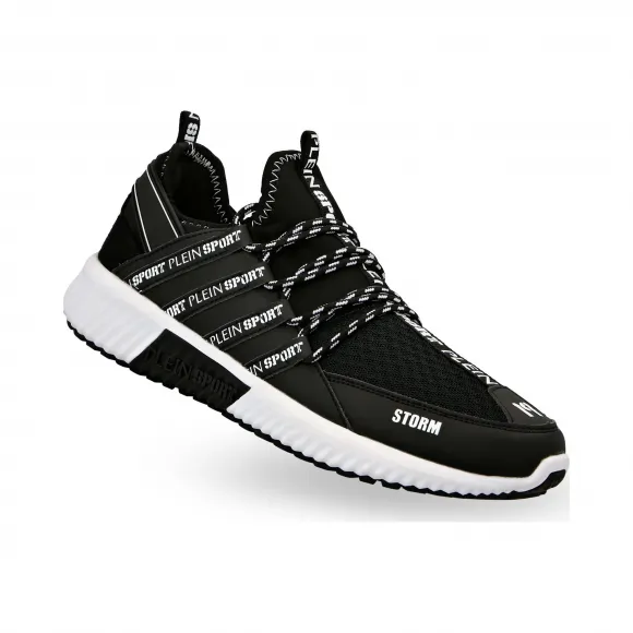 普兰/Plein Sport 黑色 男士 跑步鞋 F19S-MSC2237-STE003N_02