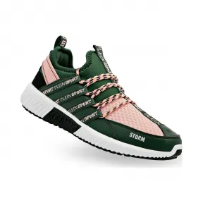 普兰/Plein Sport 军绿色 粉色 男士 跑步鞋 F19S-MSC2237-STE003N_6503