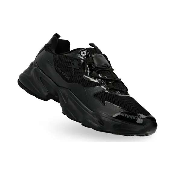 普兰/Plein Sport 黑色 男士 跑步鞋 F19S-MSC2423-STE003N_02