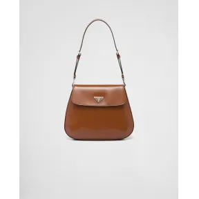 普拉达/Prada Prada Cleo 亮面皮革翻盖式单肩包 1BD316-ZO6-F02TX