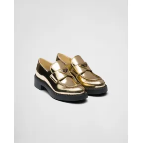 普拉达/Prada 金属质感皮革乐福鞋 1D246M-3AU1-F0522