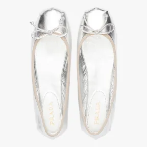 普拉达/Prada 银色  芭蕾舞鞋 1F655H 55L F0118