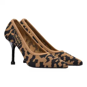 普拉达/Prada 驼棕色  高跟鞋 1I622L 3KZD F0040