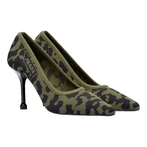 普拉达/Prada 军绿色  高跟鞋 1I622L 3KZD F0161