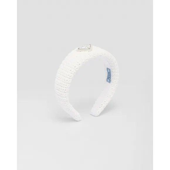 普拉达/Prada 酒椰纤维发箍 1IH019-2CFY-F0009