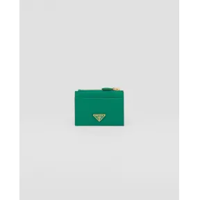 普拉达/Prada Saffiano 皮革信用卡套 1MC026-QHH-F0458