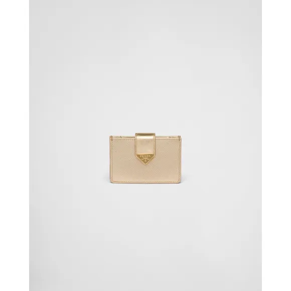 普拉达/Prada Saffiano 皮革和光滑皮革卡夹 1MC211-2CLC-F0522