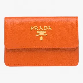 普拉达/Prada 木瓜色  名片夹 1MC881 QWA F0S73