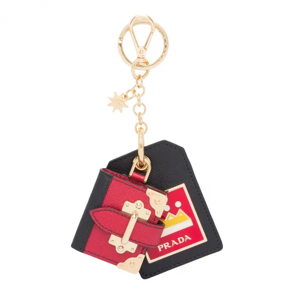 普拉达/Prada 黑色/红色  吊饰 1TL350 QP9 F0D9A