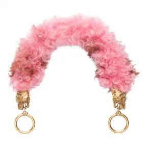 普拉达/Prada 海棠粉/驼棕色 女士 肩带 1TX002 173 F0OR5