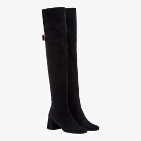 普拉达/Prada 黑色  高筒靴 1W152H 008 F0002