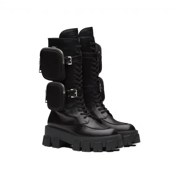 普拉达/Prada Monolith 皮靴 1W828L-07I-F0002