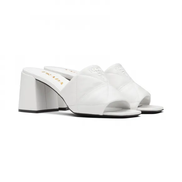 普拉达/Prada 绗缝软羊革凉鞋 1XX583-038-F0009