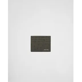 普拉达/Prada 鸵鸟皮卡片夹 2MC223-130-F0334