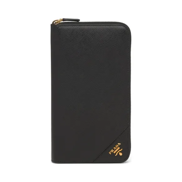 普拉达/Prada Saffiano 皮革长钱夹 2ML188-QME-F0632