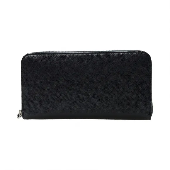 普拉达/Prada Saffiano 皮革长钱夹 2ML317-053-F0002