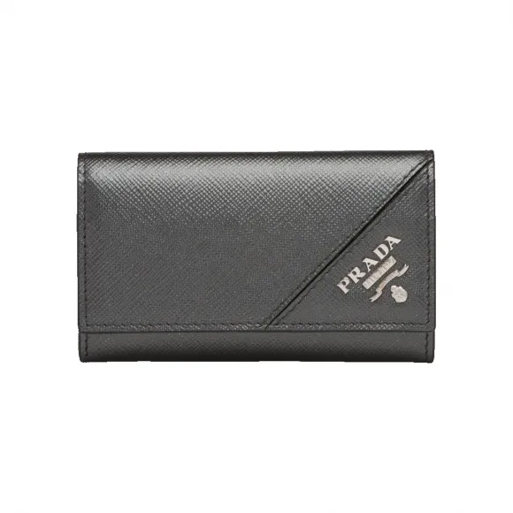 普拉达/Prada 6匙Saffiano 皮革钥匙包 2PG222-QME-F0S9W