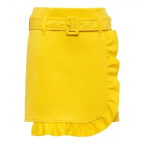 普拉达/Prada 黄色/黄色  半身裙 P154OH 1S21 F0IQ6