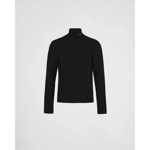 普拉达/Prada 弹力棉高领衫 UJL188-10Q0-F0002