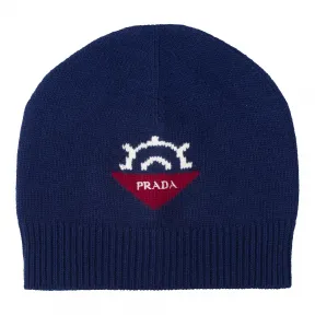 普拉达/Prada 钴蓝色  帽子 UMD415 1T0Z F0215