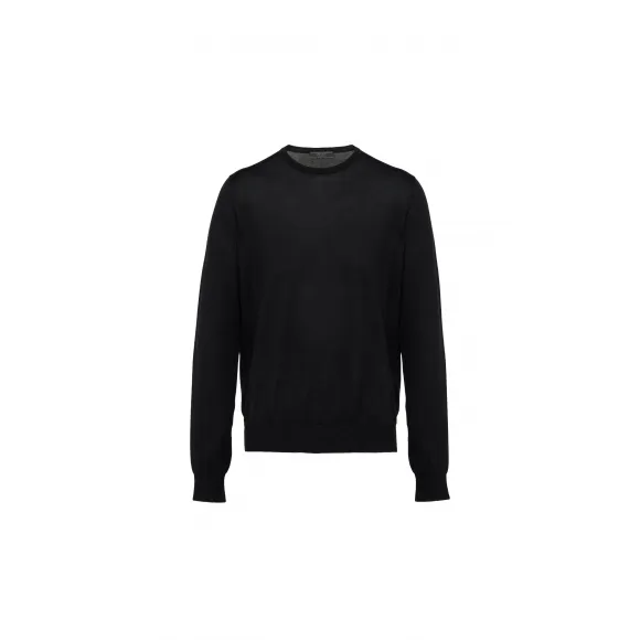 普拉达/Prada 黑色  羊绒衫 UMM984 1N2W F0002