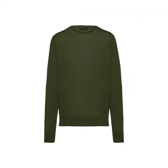 普拉达/Prada 羊毛圆领毛衫 UMM984 C5W F0393