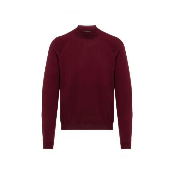 普拉达/Prada 精纺羊毛高领毛衫 UMR346-J2N-F0007