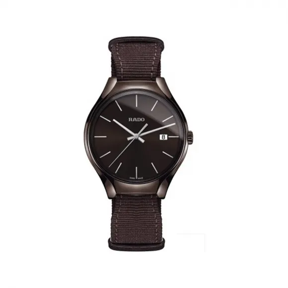 雷达/Rado 真系列 40.0 x 47.3 MM 石英 男表 115.0234.3.130