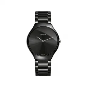 雷达/Rado 真系列 39.0 x 43.3 MM 石英 男表 140.0741.3.018