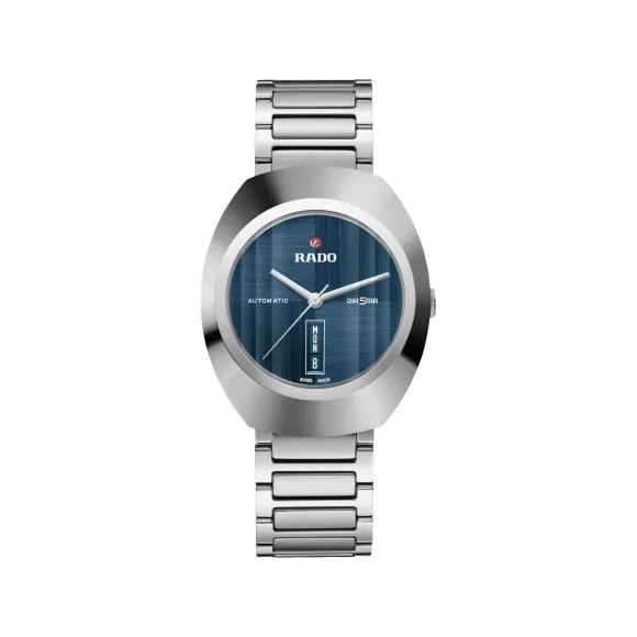 雷达/Rado DiaStar Original 系列 38.0 MM Ceramos  精钢 自动机械机芯 男表 R12160213