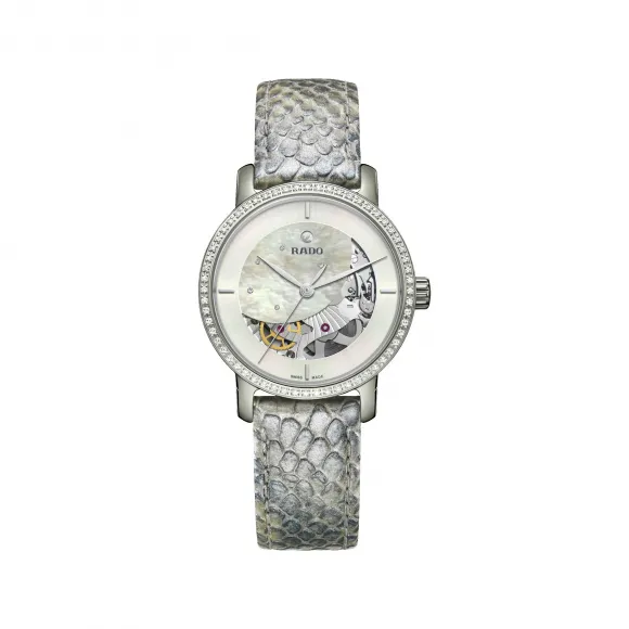 雷达/Rado Rado瑞士雷达表DiaMaster钻霸系列月光腕表 自动机械腕表 女表 R14058905