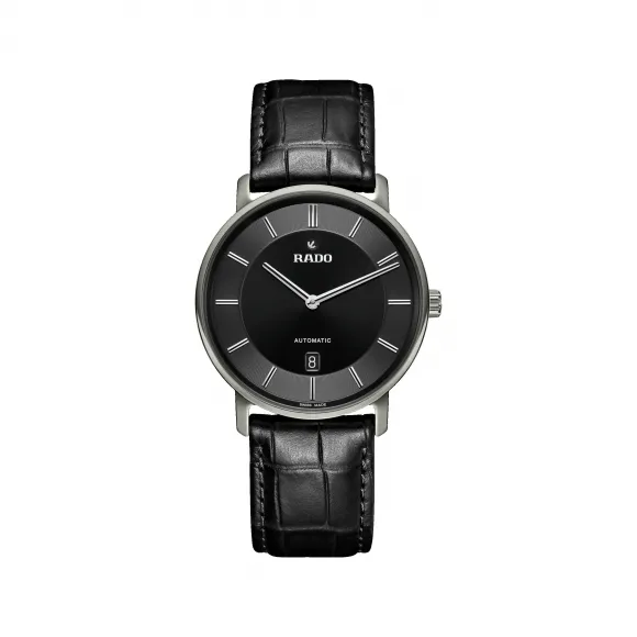 雷达/Rado DiaMaster Thinline Automatic 41.0MM Ceramos™ 自动机械腕表 男表 R14067166