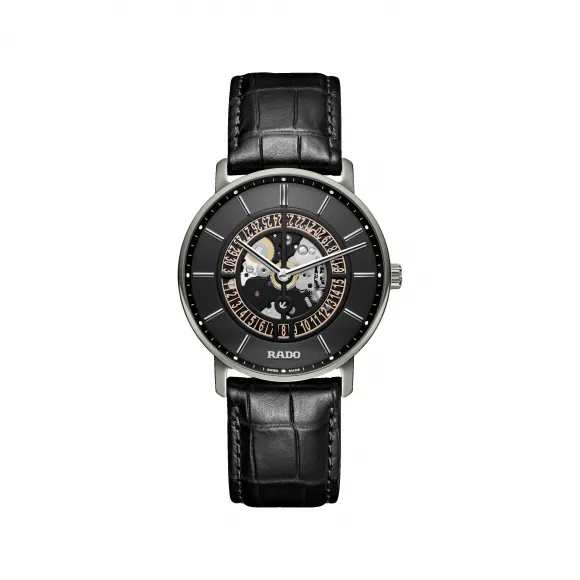 雷达/Rado DiaMaster Thinline Automatic 41.0MM Ceramos™ 自动机械腕表 男表 R14067176