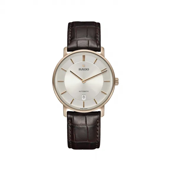 雷达/Rado DiaMaster Thinline Automatic 41.0MM Ceramos™ 自动机械腕表 男表 R14068036