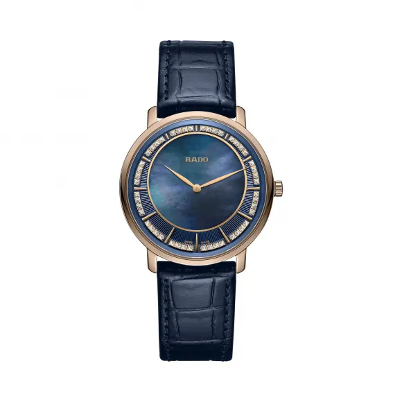雷达/Rado Rado瑞士雷达表DiaMaster钻霸系列金属陶瓷腕表 石英机芯 女表 R14071916