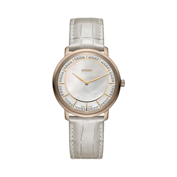 雷达/Rado Rado瑞士雷达表DiaMaster钻霸系列金属陶瓷腕表 石英机芯 女表 R14071936