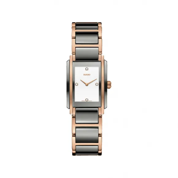 雷达/Rado Integral Diamonds 系列 22.7mm  石英机芯 女表 R20141712