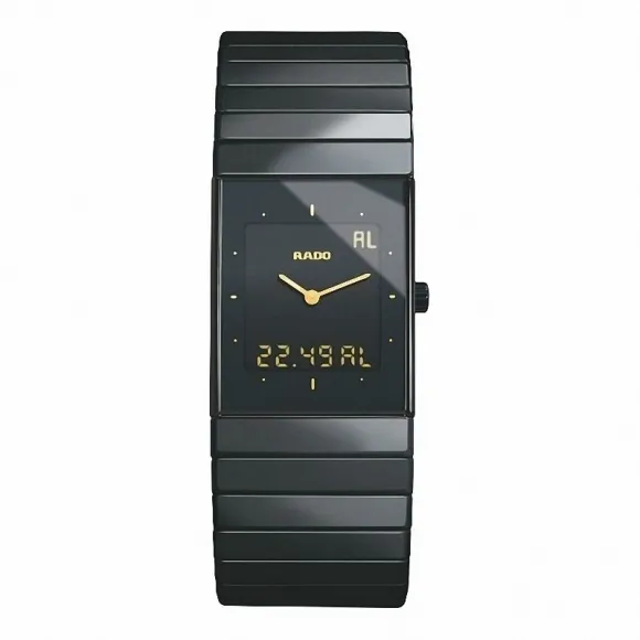 雷达/Rado 整体陶瓷系列 石英机芯 男表 R21324152