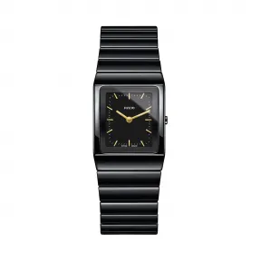 雷达/Rado 整体陶瓷系列镶钻腕表 石英机芯 女表 R21702182
