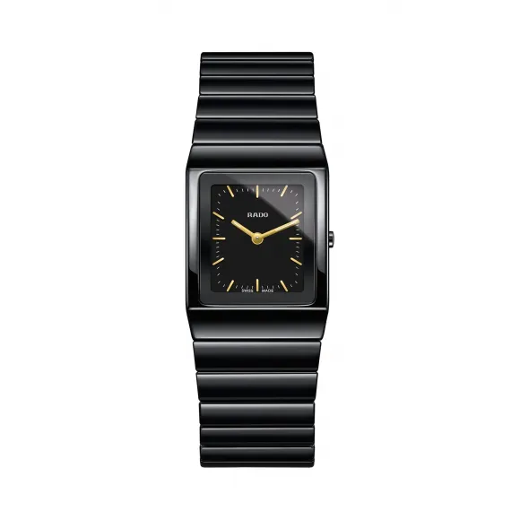 雷达/Rado 整体陶瓷系列镶钻腕表 石英机芯 女表 R21702182