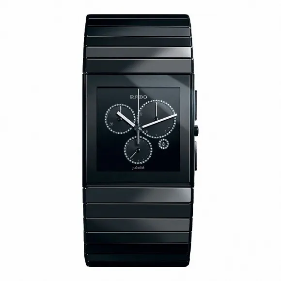 雷达/Rado 整体陶瓷系列 石英机芯 男表 R21714702
