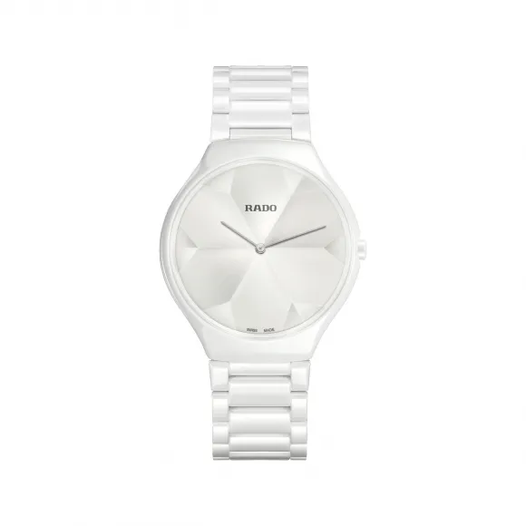 雷达/Rado 真系列 高科技陶瓷 39.0 MM 石英机芯 男表 R27007032