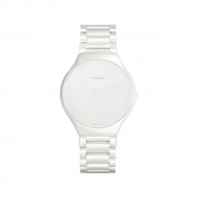 雷达/Rado True Thinline Stillness 系列 39.0mm 高科技陶瓷 石英机芯 男表 R27015012