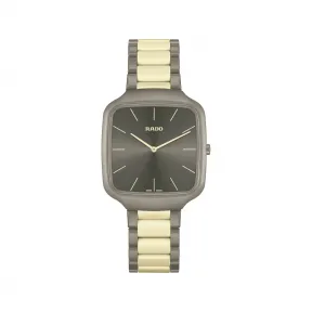 雷达/Rado True Square Thinline Les Couleurs™ Le Corbusier 37.0MM 高科技陶瓷 石英机芯 中性 R27046172