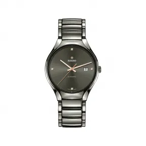 雷达/Rado 真系列自动机械镶钻腕表 自动机械机芯 男表 R27057712