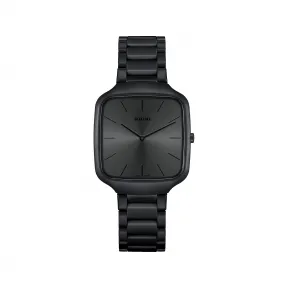 雷达/Rado True Square Thinline Les Couleurs™ Le Corbusier 37.0MM 高科技陶瓷 石英机芯 中性 R27062152